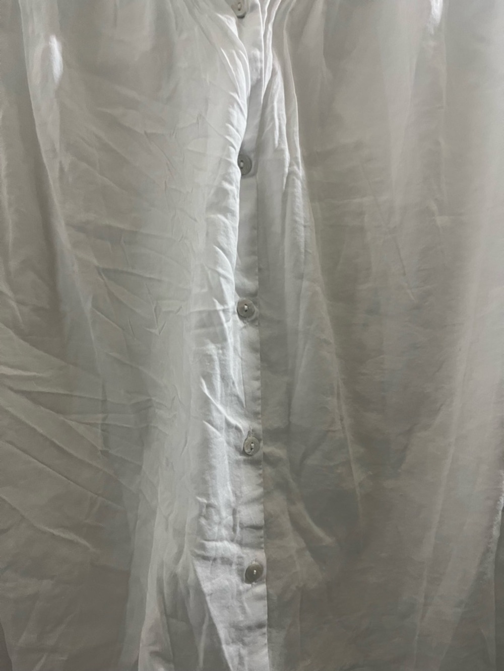 H&M White Trim Cotton Blouse - Picture 3 of 8
